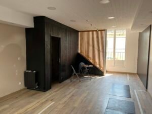 Chantier avant rénovation d'un café boutique Le Havre