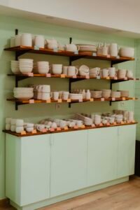 Rangements sur mesure pour un café boutique Le Havre